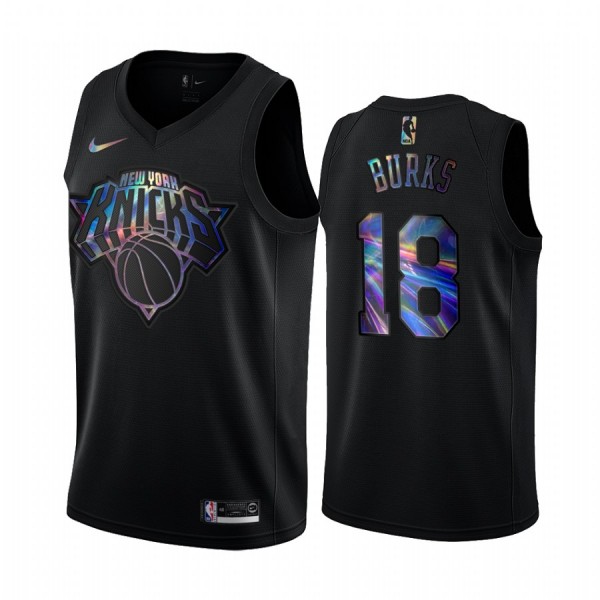 NBA New York Knicks Trikot Alec Burks 18 Iridescent HWC Collection Swingman - Herren NBA New York Knicks Trikot Alec Burks 18 Iridescent HWC Collection Swingman - Herren